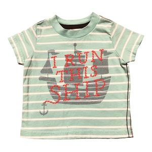 Carter’s Just One You I Run This Ship Shirt 3M
